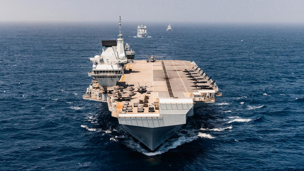 Powerful British Carrier Strike Group heading to Darwin
