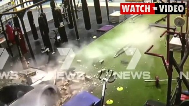 Car slams into gym at Edwardstown (7NEWS)