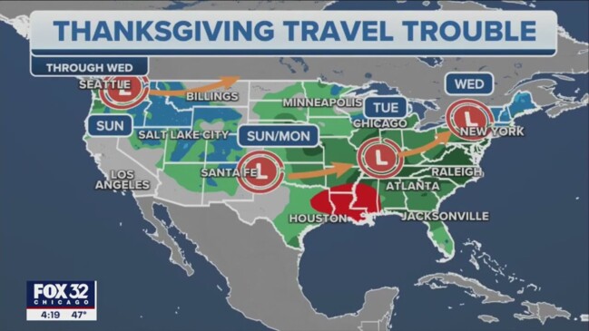 Significant Thanksgiving-week Storm Will Disrupt Travel | The Courier Mail