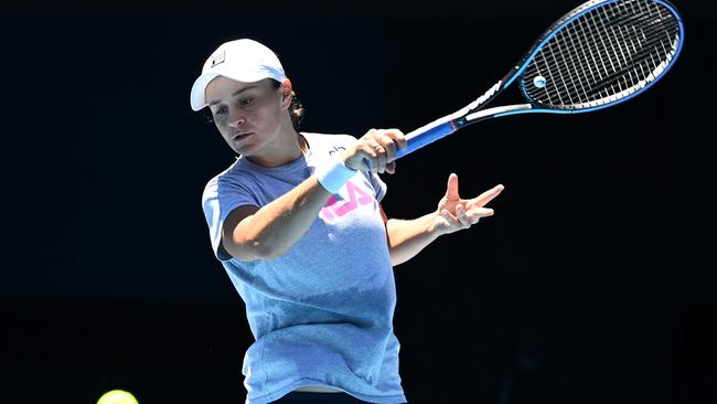 Ash Barty’s forehand is more natural than forced Picture: Getty Images