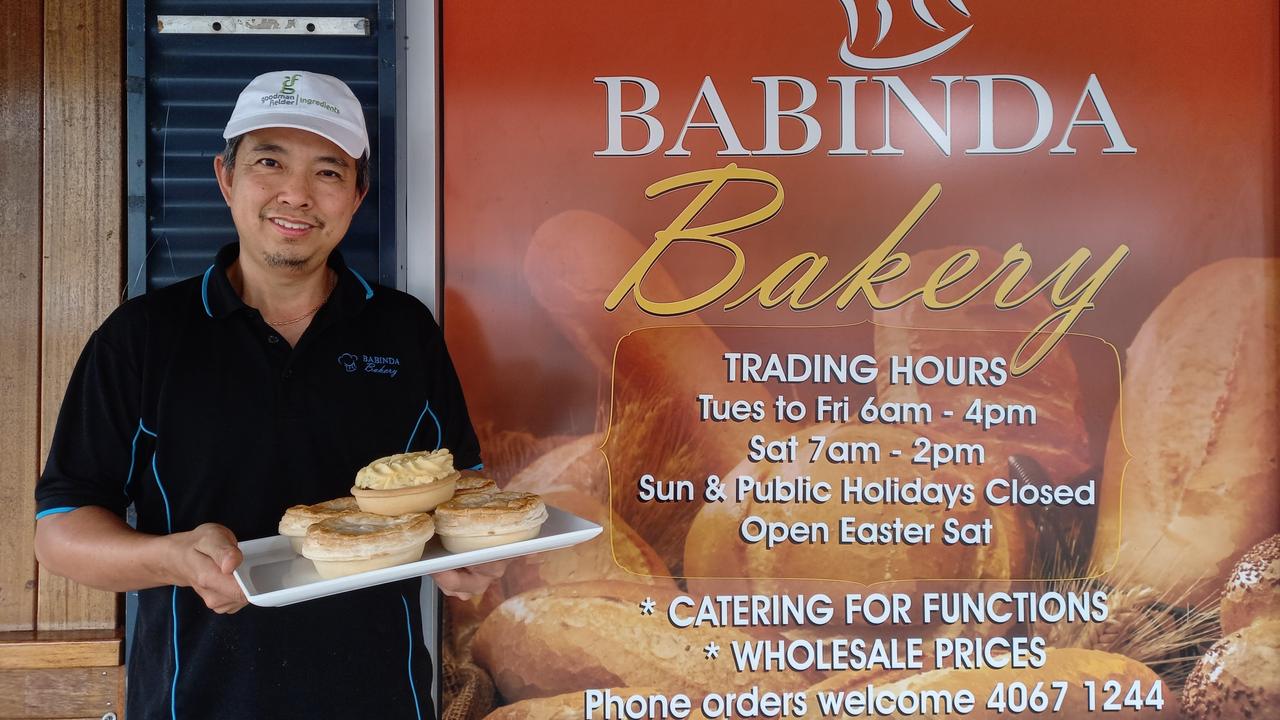 Babinda Bakery has been voted FNQ's best pie joint by Cairns Post readers, just weeks after new owner and award-winning pie maker Bun Keo over the business in November 2023. Photo: Supplied.