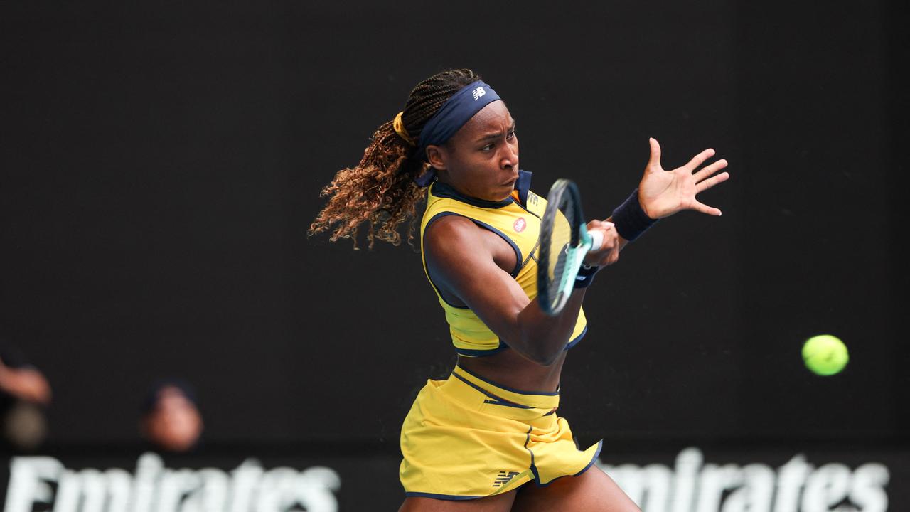 USA's Coco Gauff is on a mission. Picture: AFP