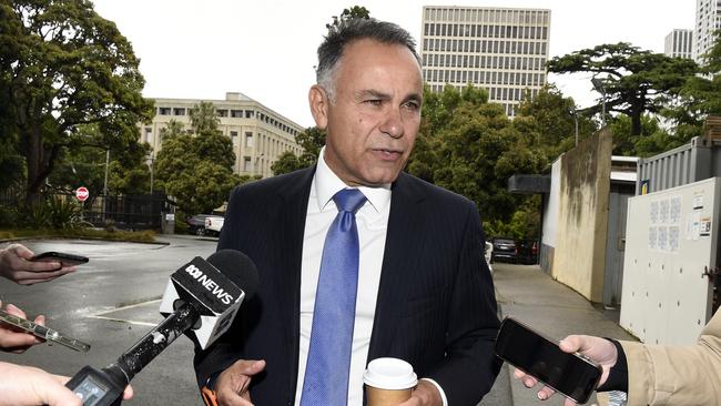 New Victorian Opposition Leader John Pesutto at Parliament House after winning the Liberal leadership vote. Picture: NCA NewsWire / Andrew Henshaw