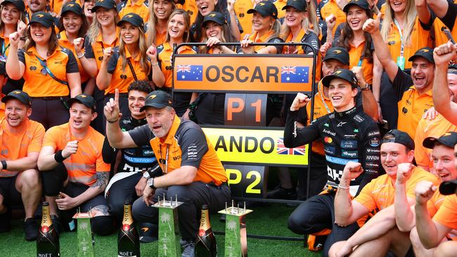 Race winner Oscar Piastri. Photo by Clive Rose/Getty Images.