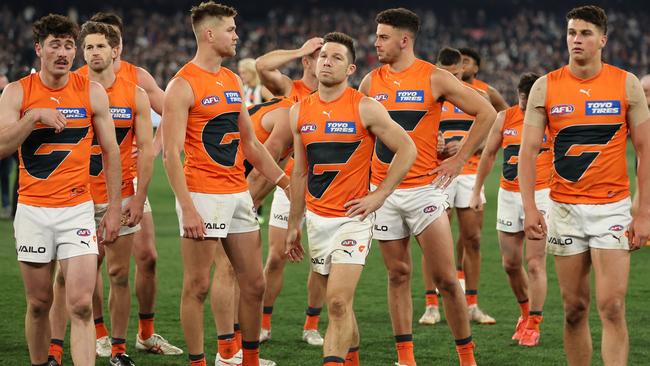 The Giants lost no fans with their loss to Collingwood. Picture: Getty Images