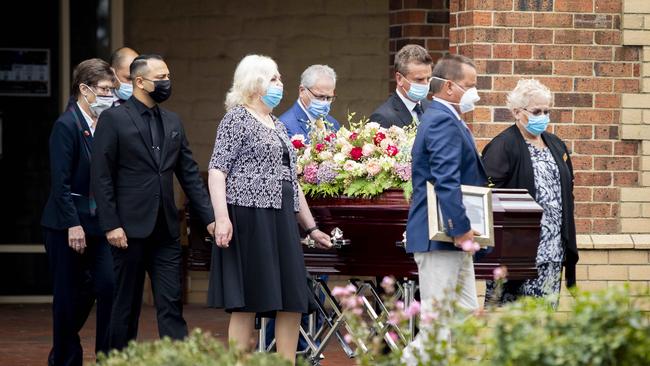 Stapledon's funeral in Berwick last week.