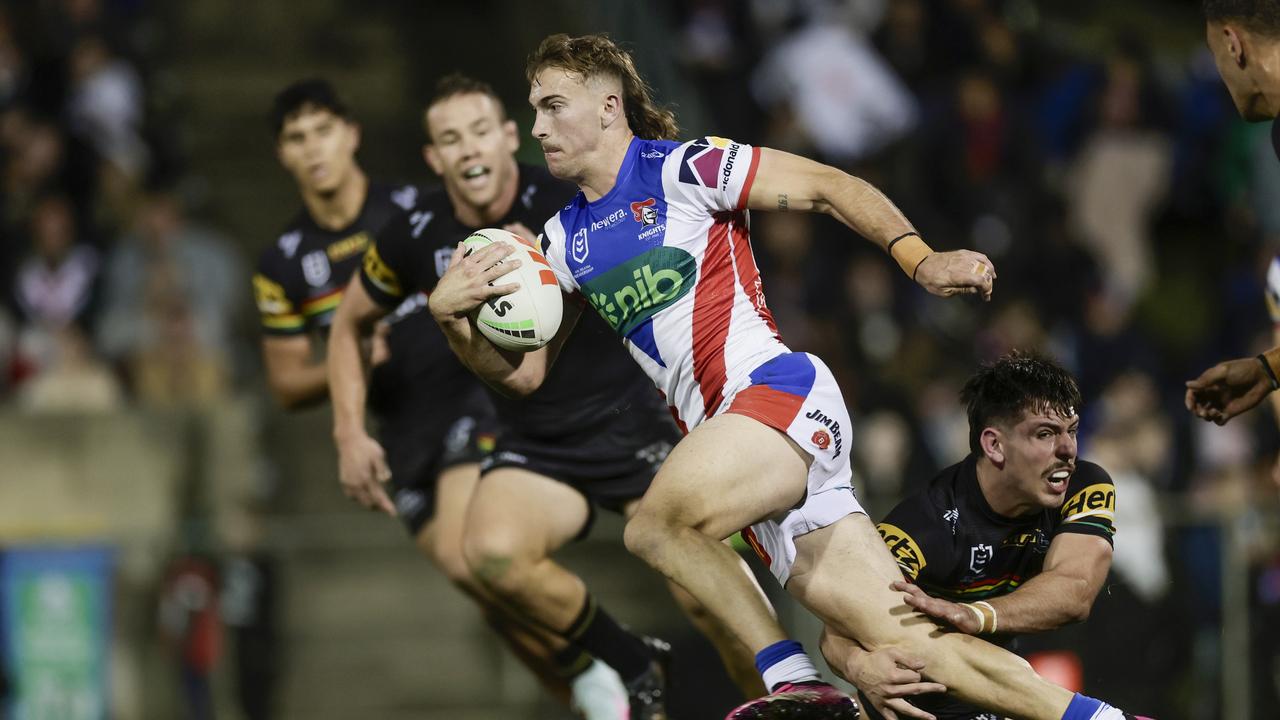 Fletcher Sharpe was outstanding in last week’s win over Penrith. Picture: Mark Evans/Getty Images