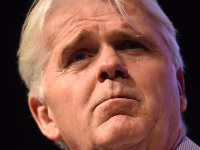 NBN CEO Bill Morrow speaks at the National Farmers Federation congress in Canberra, Thursday, Oct. 27, 2016. (AAP Image/Lukas Coch) NO ARCHIVING