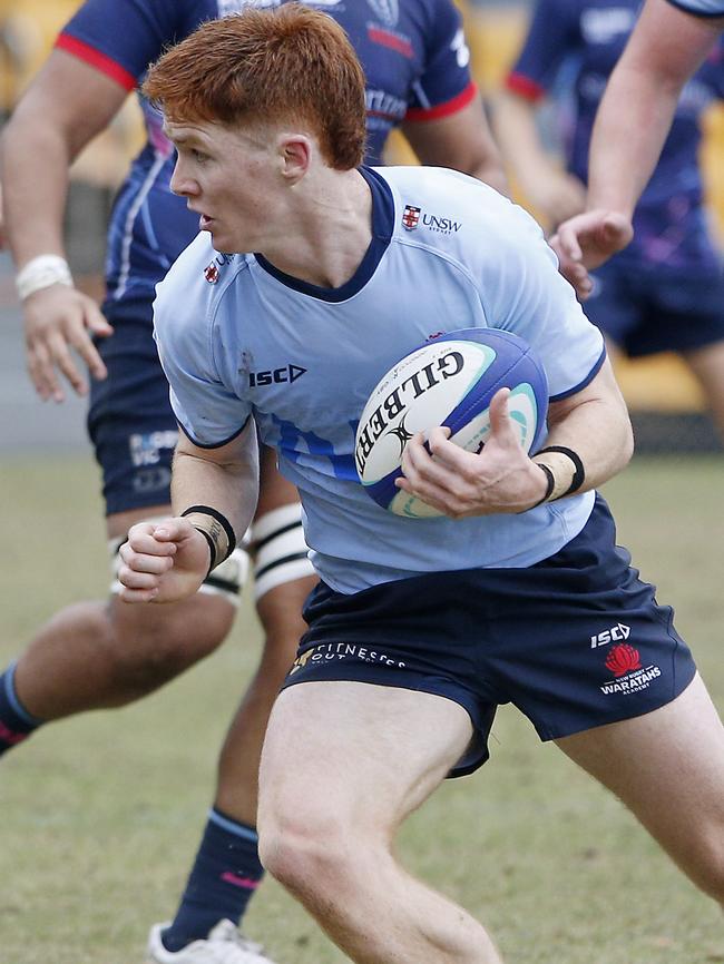 Waratah Sid Harvey had a great kicking game in the U19s. Picture: John Appleyard.