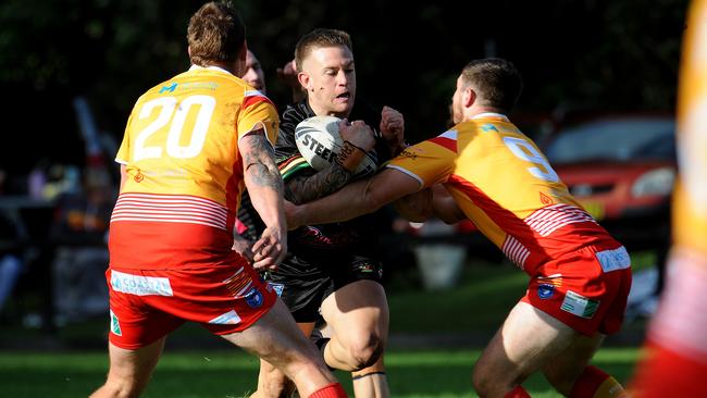 Sawtell Panthers vs Coffs Harbour Comets in round five of the 2024 Group 2 Rugby League competition at Rex Hardaker Oval on May 19, 2024. Picture: Leigh Jensen