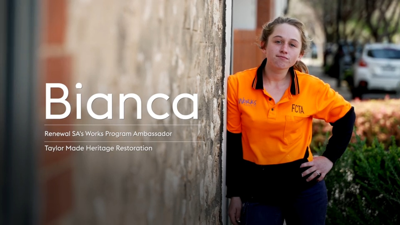 Adelaide stonemason Bianca Taylor wins Apprentice of the Year | The ...