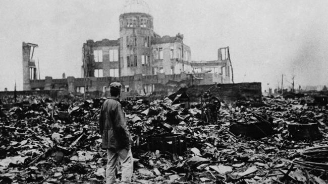 Hiroshima was the first city to be hit with an atomic bomb. Picture: Getty Images