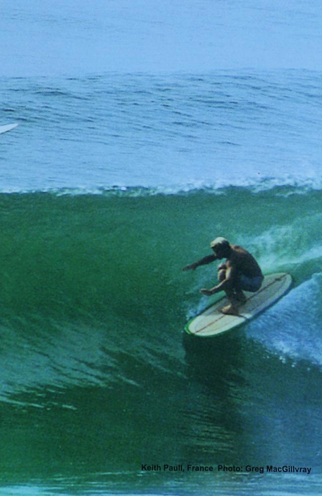 Keith Paull surrounded by French beauty. Photo: Greg MacGillvray.