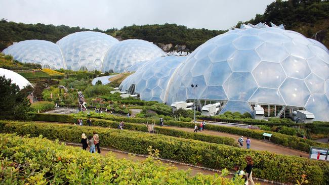 Visitors arrive at the Eden Project in the United Kingdom. Picture: Getty