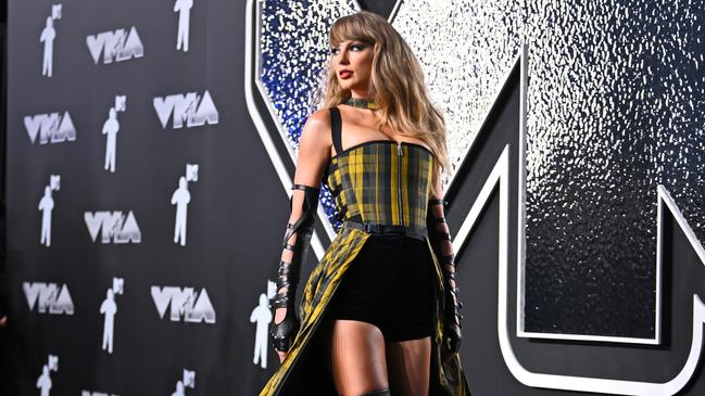 Taylor Swift won seven trophies at the VMAs. Picture: Getty Images