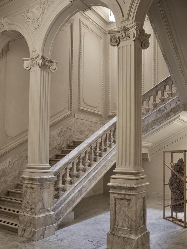 The historic staircase at Six Sense Rome. Picture: Elizabeth Meryment