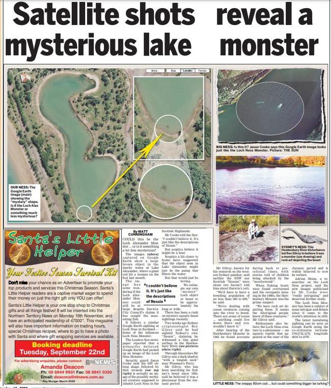 How we reported the hunt for the original ‘Loch Alexander Monster’ in 2009.