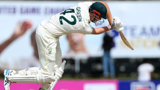 Green on his way to a well-compiled 77 in the opening Test. Picture: Buddhika Weerasinghe/Getty Images