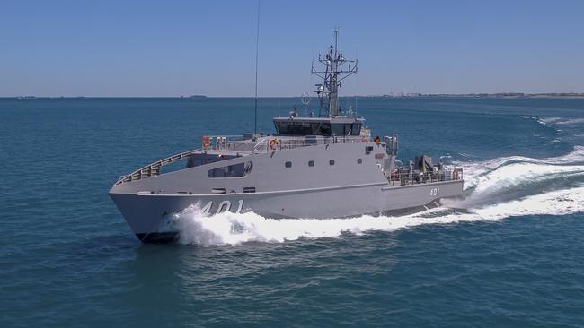 Defence Pacific 2019 Guardian Class Patrol Boat manufactured by Austal. Picture: Supplied.