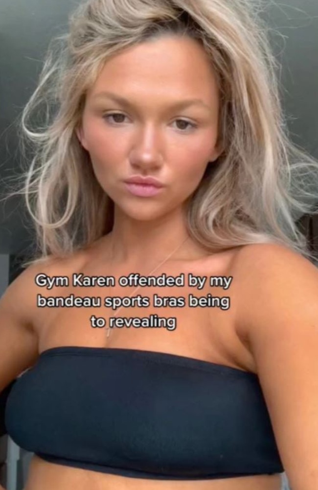 But Kayla doesn’t care. Picture: TikTok/@kaylzzzfit