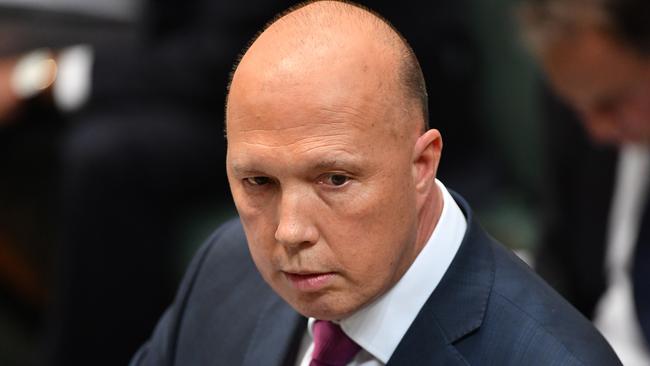 Home Affairs Minister Peter Dutton. Picture: AAP