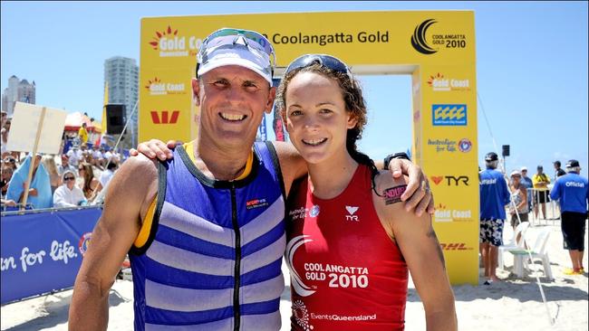 Dean Mercer with his niece Jordan back in 2010.