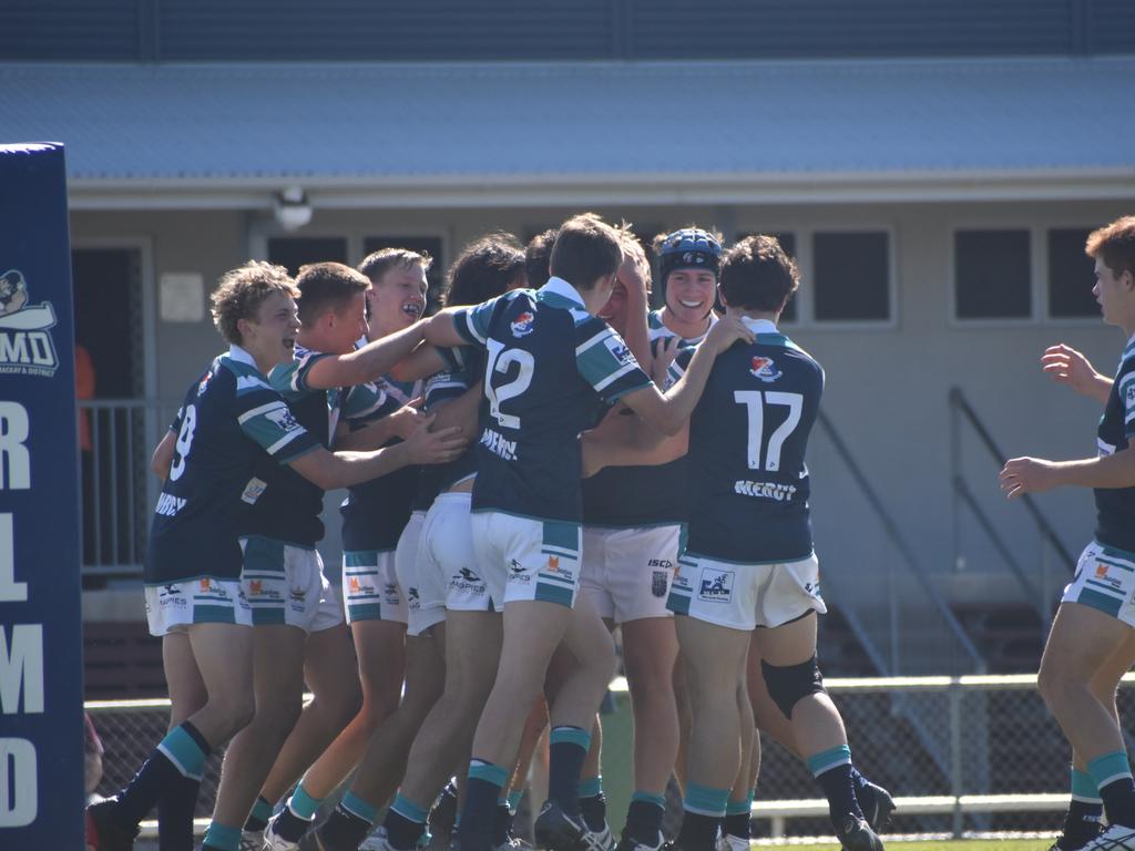 Mercy College in their semi final win over Ignatius Park in the Cowboys Challenge, August 25, 2021. Picture: Matthew Forrest