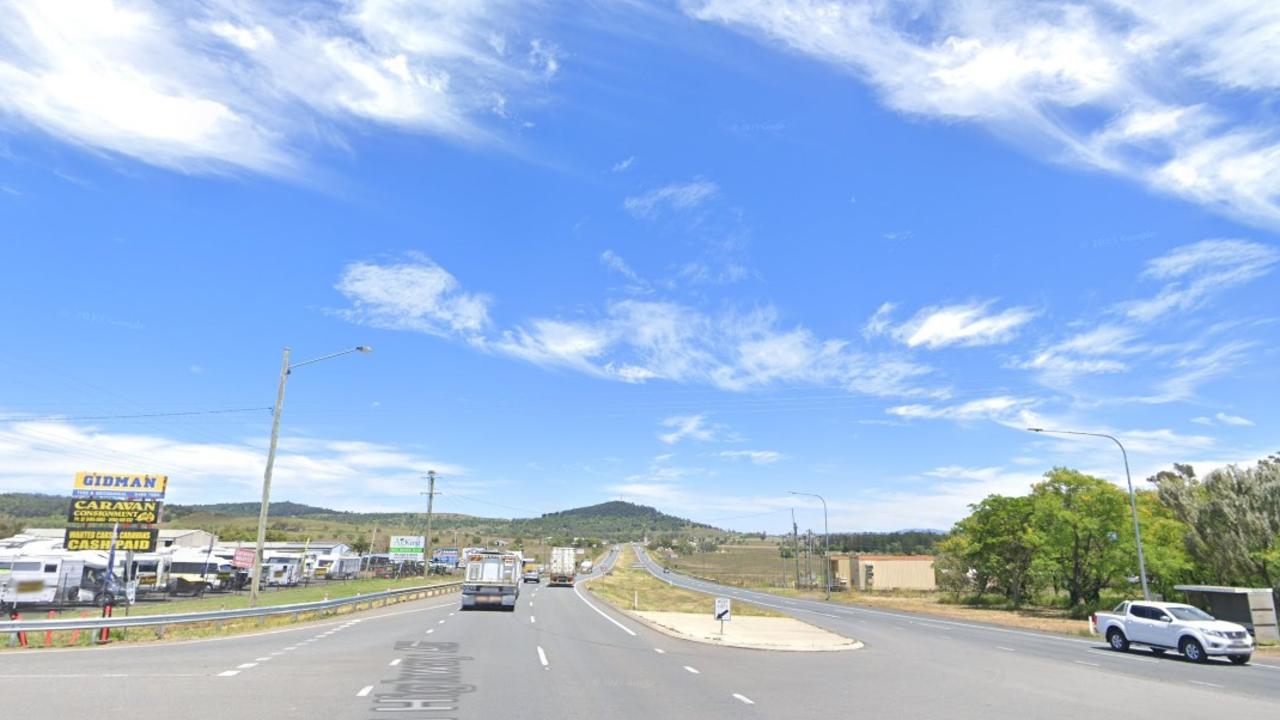 A person has died following an incident between a pedestrian and a vehicle on the Warrego Highway at Hatton Vale.