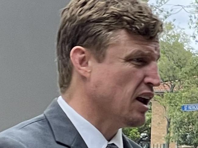 Disgraced NRL player and commentator Brett Finch has been hit with another conviction after he failed to report to police under his child protection registry obligations following his high-profile child abuse material case.Finch â who had a successful NRL career where he represented NSW in State of Origin â had a major fall from grace when heÂ admitted to sending a series of depraved sexually charged voice messages about young boys in a gay sex chat service includingÂ his desire to have âthreesomesâ with âsexyâ teenagers between November 2020 and January 2021. Finch was before Sutherland Local Court where he admitted to breaching a condition of the registry when he failed to report to police in November last year. Picture: Ashleigh Tullis