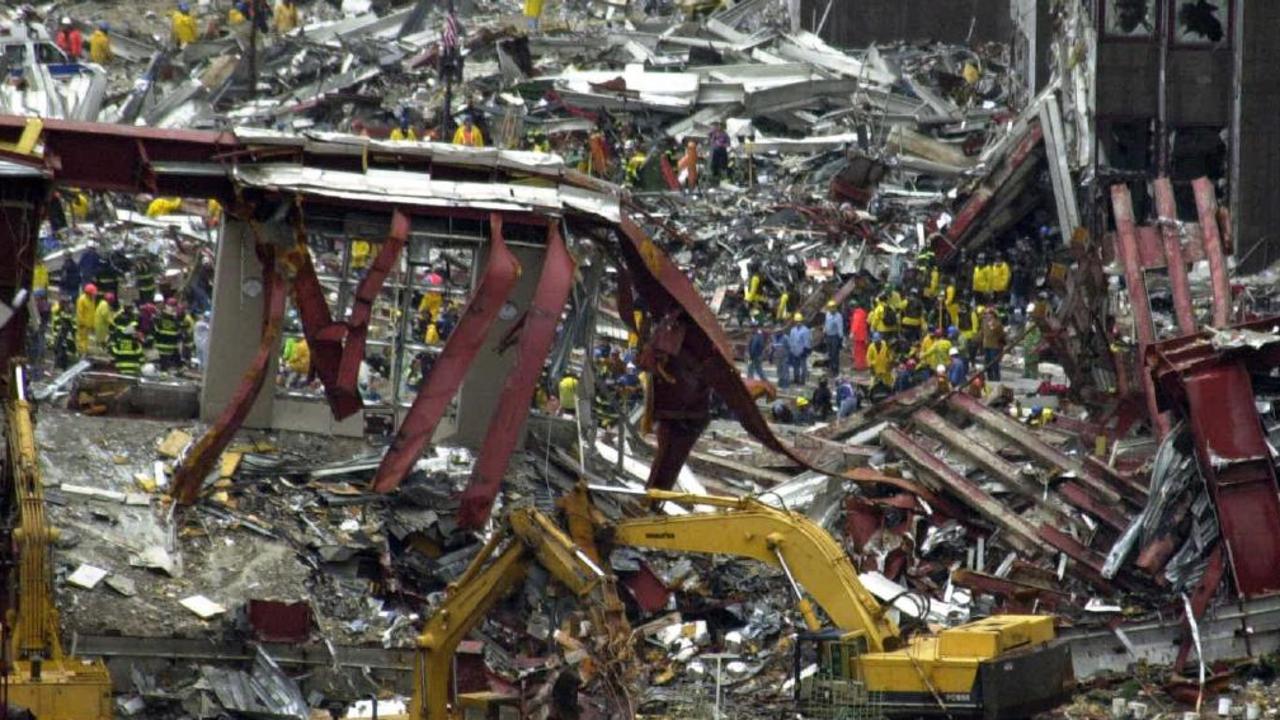 “There was rubble everywhere, concrete chunks with steel rods sticking out, huge steel beams twisted like they were foil,” says Nathan. “That grey dust - God knows what was in it - covered everything.” Picture: Nathan Edwards