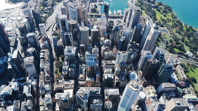 Office occupancy in the Sydney CBD stood at 48 per cent in February. Picture: John Feder