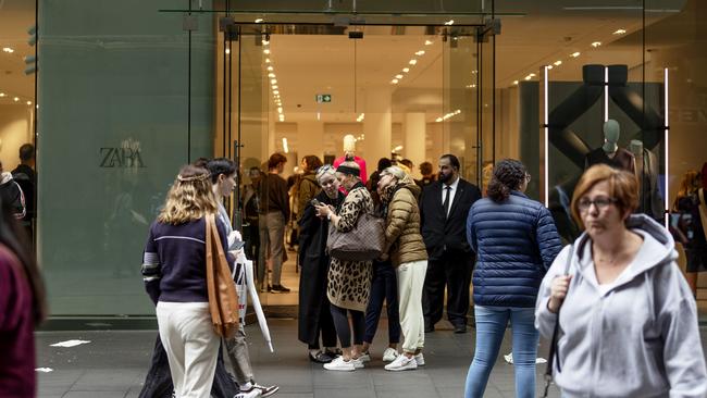 Heading into Christmas, retailers are approaching their most critical time of year with cautious optimism, Paul Zahra writes. Picture: Nikki Short