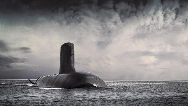 An artist’s impression of the Barracuda submarine.