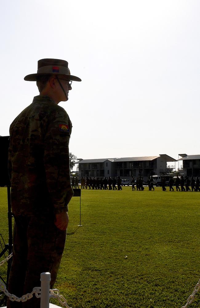 On the ground at Larrakeyah Barracks, Darwin.