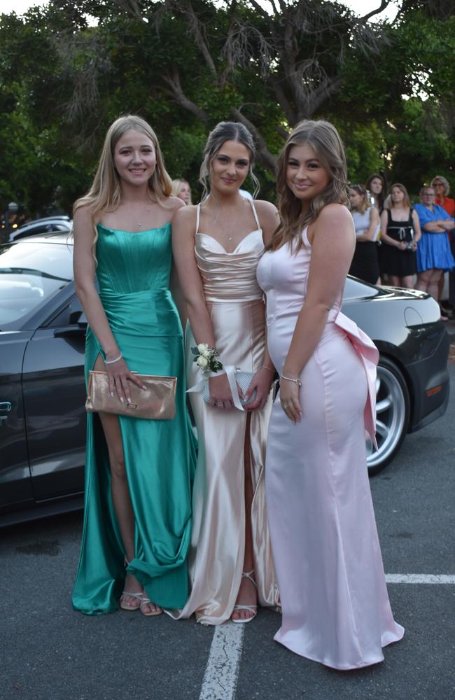 Students at Kawana Waters State College Year 12 formal 2024.