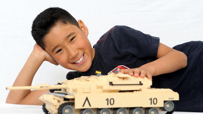 Owen Mackiggan Hampton, 10, has joined the Legoland team. Picture: Andrew Henshaw