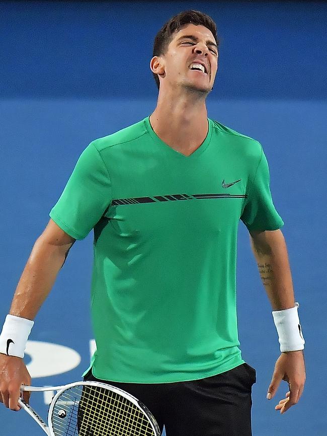 Thanasi Kokkinakis rues a missed opportunity. Pic: Getty Images