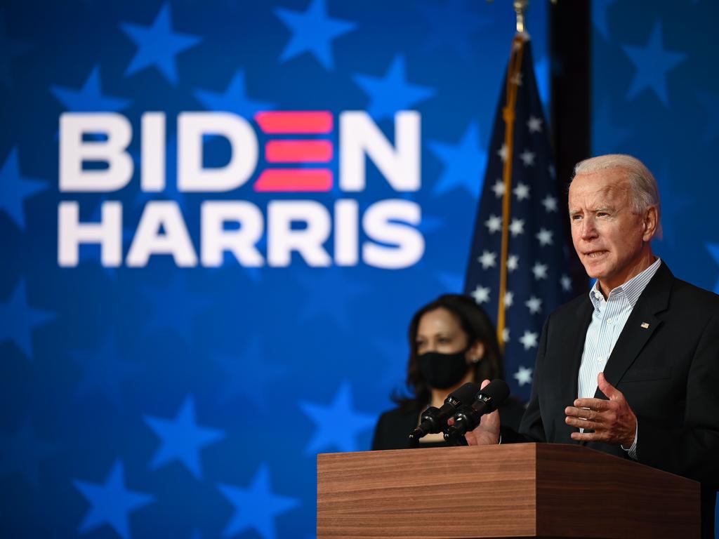 Both Joe Biden and Kamala Harris won the Person of the Year after winning the 2020 election. Photo by JIM WATSON / AFP