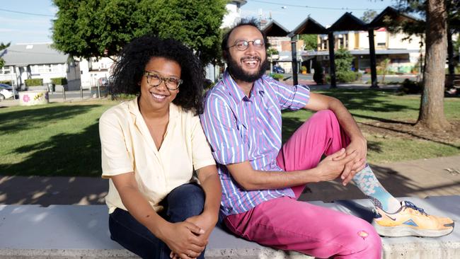 Cr Trina Massey with former councillor for the ward, Jonathan Srirangathan, who tried ot personaolly mediate with the complainant in The Burrow noise issue. Picture: Steve Pohlner