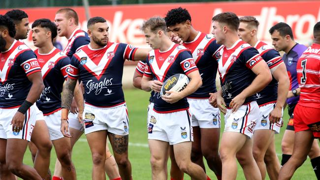 Sam Walker during the Roosters’ reserve grade match against St George at Wentworth Park. Picture: Damian Shaw