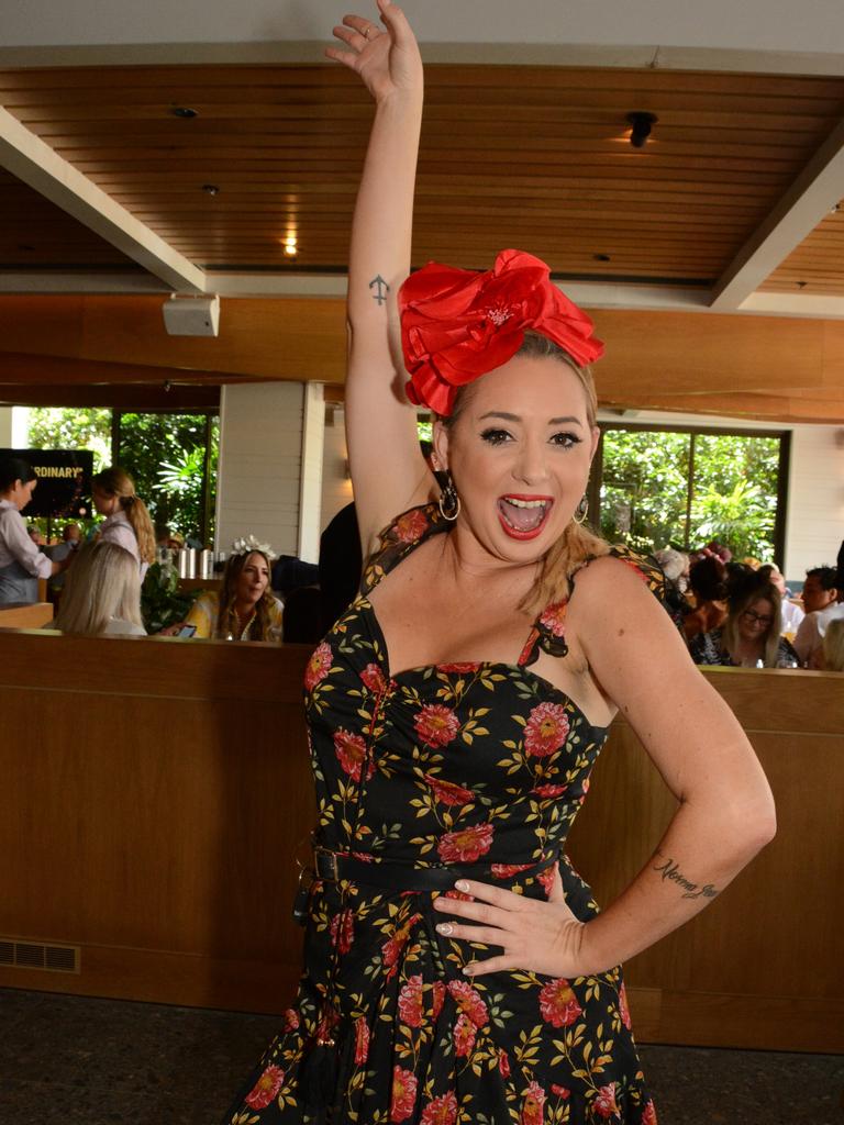 Amy Young at Melbourne Cup celebrations at Miss Moneypenny's, Broadbeach. Picture: Regina King