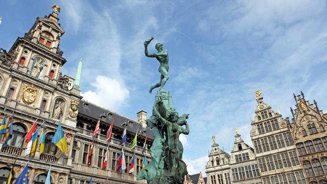 City Hall in Antwerp, Belgium. To diamonds, art and fashion, a cocaine trade has been added.