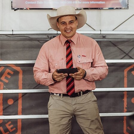 Auctioneer Lincoln McKinlay, of Elders Inverell.