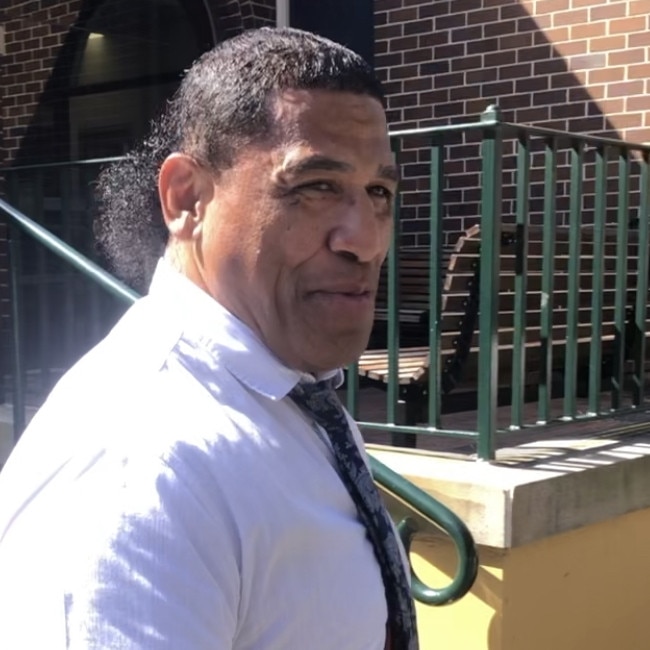 Ex-NRL star John Hopoate was described as a “recidivist traffic offender’ by police. Picture: Jim O’Rourke.