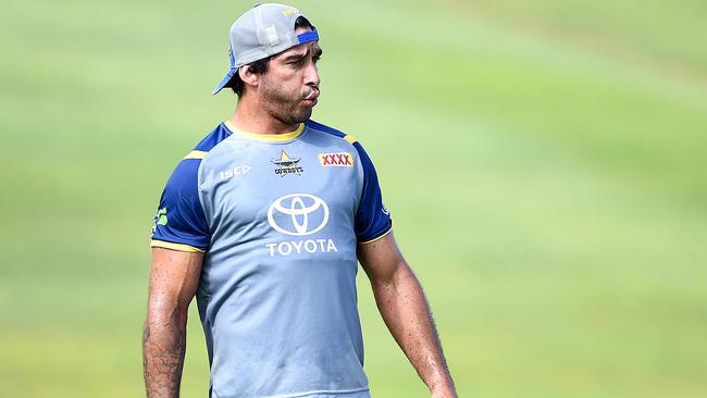 Johnathan Thurston at Cowboys Pre-Season Training, 1300SMILES Stadium. Picture: Alix Sweeney