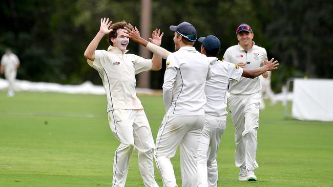 Second grade club cricket between Valley and Souths. Picture, John Gass