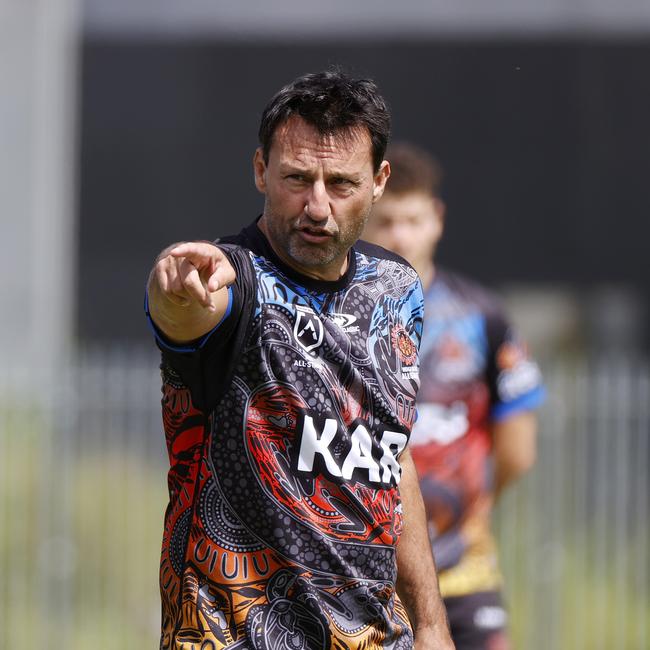 Laurie Daley has coached the Indigenous All Stars NRL Team. Picture: Tim Hunter.