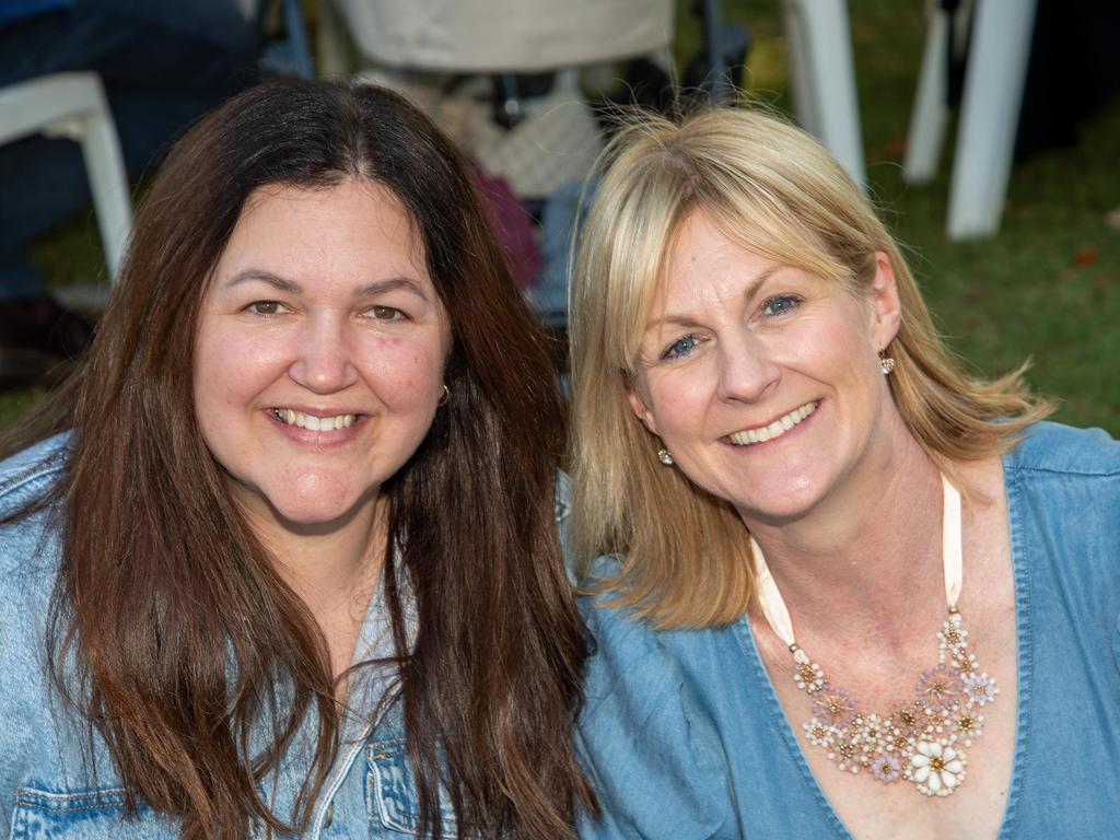 Lynda Crawford (left) and Carlee Horton at the Toowoomba Carnival of Flowers Festival of Food and Wine, Sunday, September 15, 2024. Picture: Bev Lacey