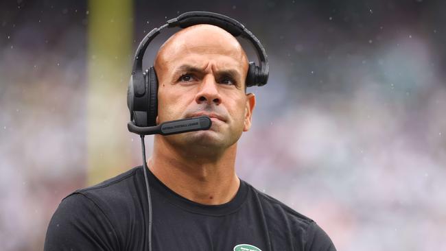 Head Coach Robert Saleh. Mike Stobe/Getty Images/AFP.