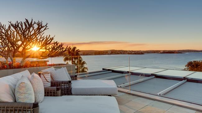 This incredible home in Manly has stunning views.